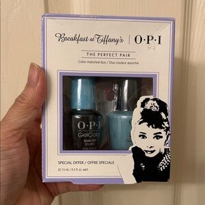 OPI Breakfast at Tiffany's GelColor Duo Matching Set